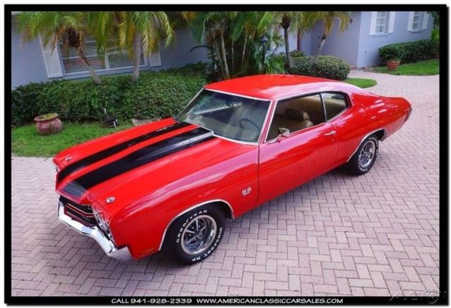 1970 Red Chevrolet Chevelle