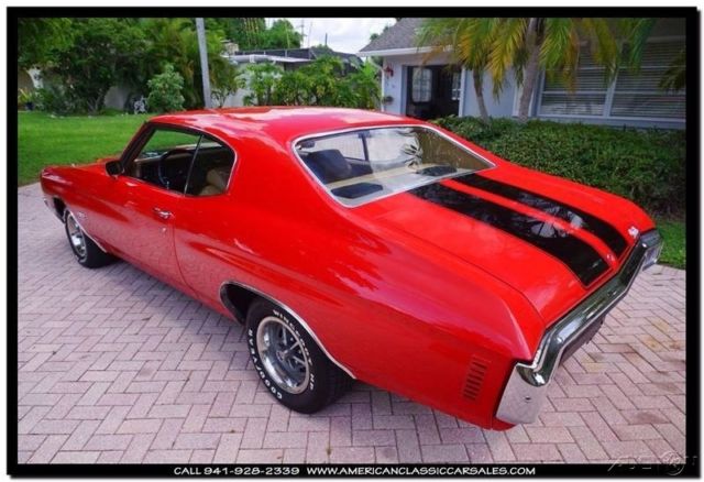 1970 Red Chevrolet Chevelle