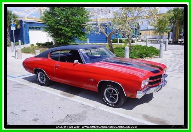 1970 Red Chevrolet Chevelle