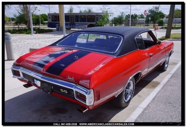 1970 Red Chevrolet Chevelle