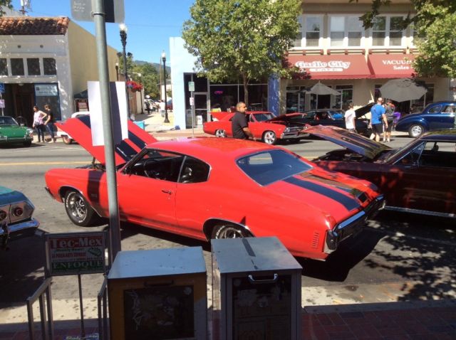 1970 Red Chevrolet Chevelle Coupe