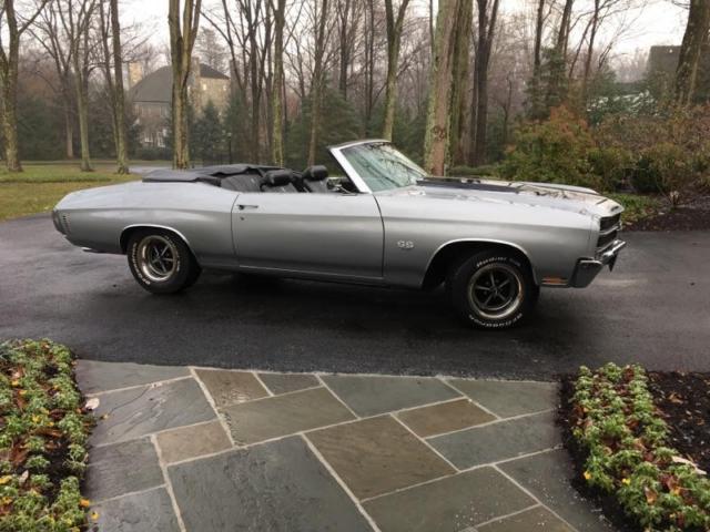 1970 Cortez Silver Chevrolet Chevelle Convertible