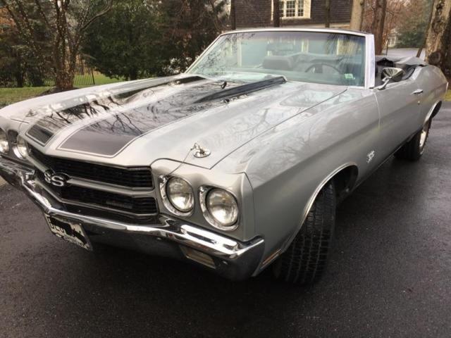 1970 Cortez Silver Chevrolet Chevelle Convertible