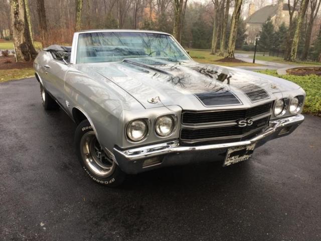 1970 Cortez Silver Chevrolet Chevelle Convertible