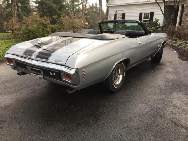 1970 Cortez Silver Chevrolet Chevelle Convertible