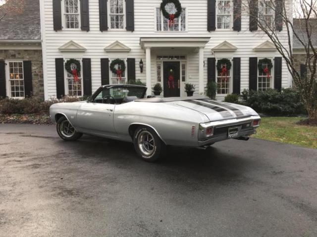 1970 Cortez Silver Chevrolet Chevelle Convertible