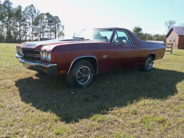 1970 Burgundy Chevrolet El Camino