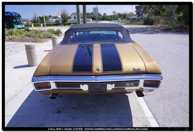 1970 Gold Chevrolet Chevelle