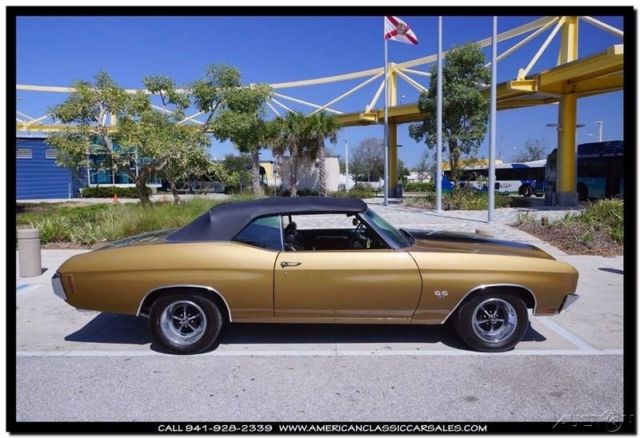 1970 Gold Chevrolet Chevelle