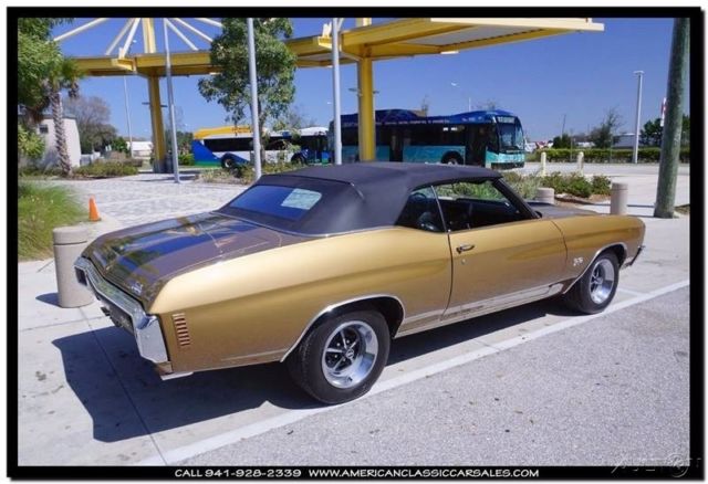 1970 Gold Chevrolet Chevelle
