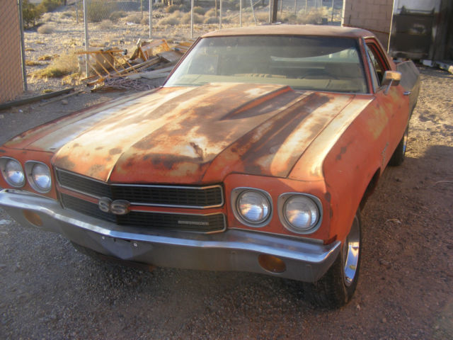 1970 Red Chevrolet El Camino Coupe