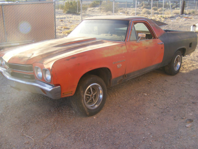 1970 Red Chevrolet El Camino Coupe