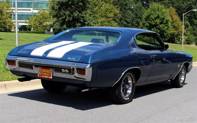 1970 White Chevrolet Chevelle Coupe