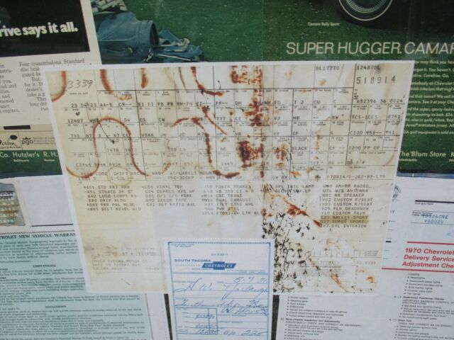 1970 BRONZE Chevrolet Camaro