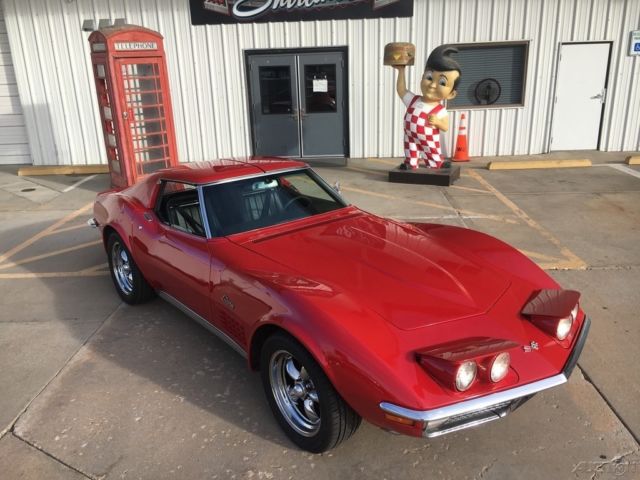 1970 Red Chevrolet Corvette