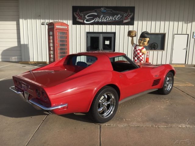 1970 Red Chevrolet Corvette
