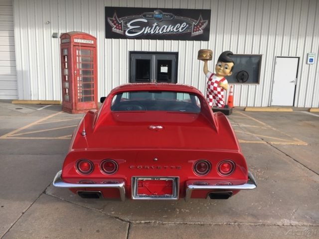 1970 Red Chevrolet Corvette