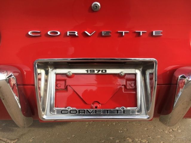 1970 Red Chevrolet Corvette