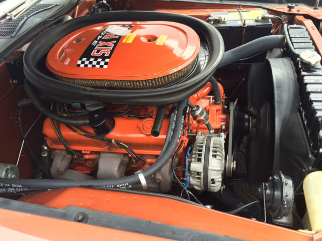 1970 Burnt Orange Dodge Challenger 2dr hardtop