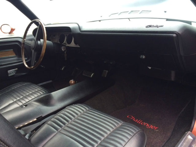 1970 Burnt Orange Dodge Challenger 2dr hardtop