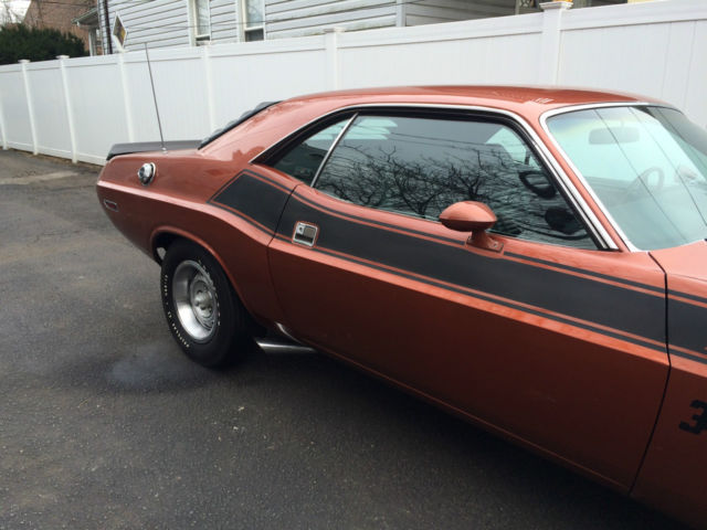 1970 Burnt Orange Dodge Challenger 2dr hardtop