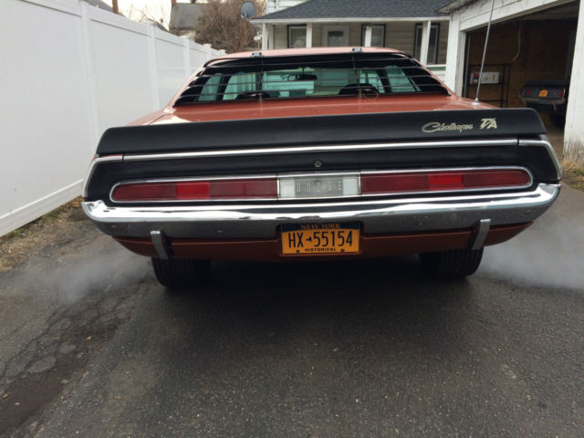 1970 Burnt Orange Dodge Challenger 2dr hardtop