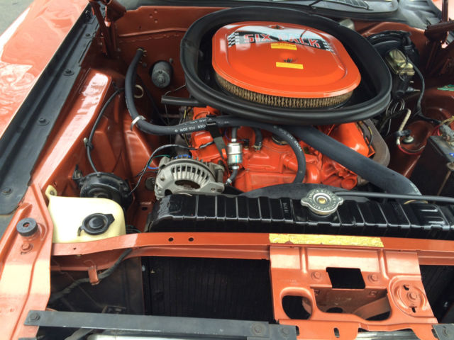 1970 Burnt Orange Dodge Challenger 2dr hardtop