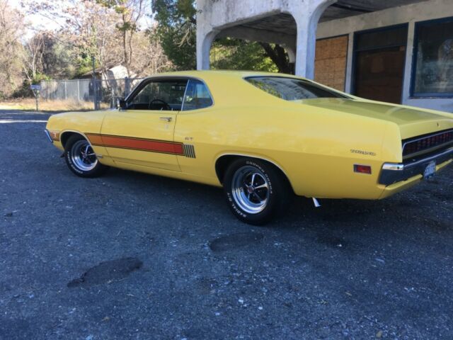 1970 Yellow Ford Torino Coupe