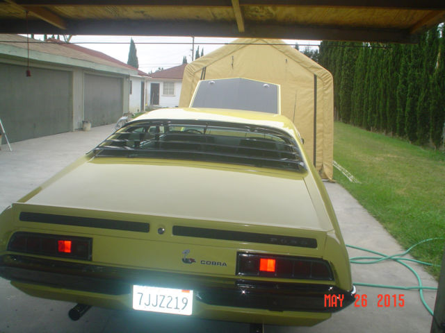1970 Blue Ford Torino fast back