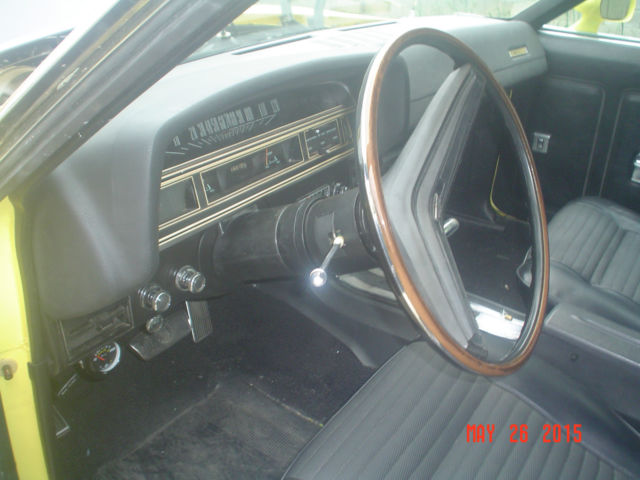 1970 Blue Ford Torino fast back