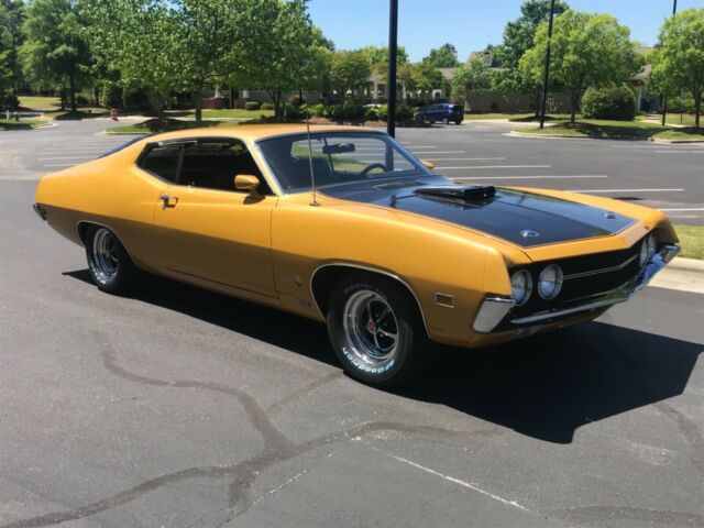 1970 Bright gold metallic Ford Torino 2 Door