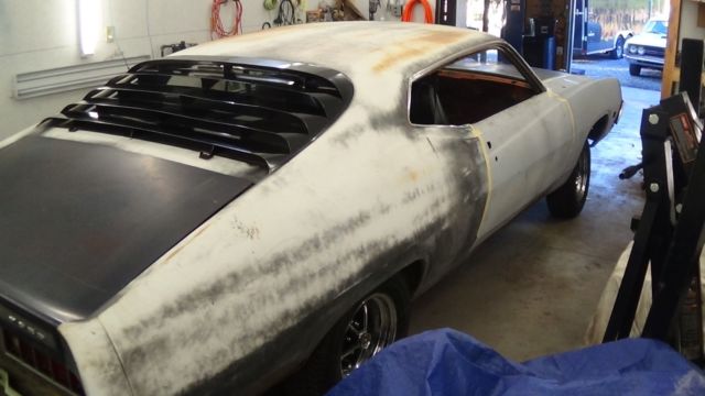 1970 Orange Ford Torino Coupe