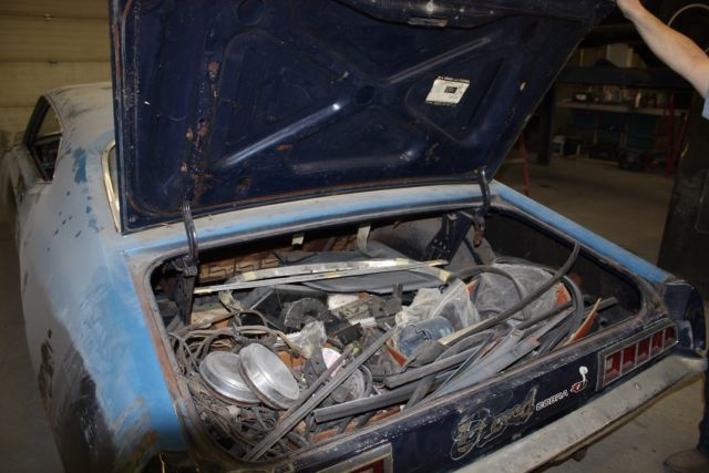 1970 Blue Ford Torino Coupe