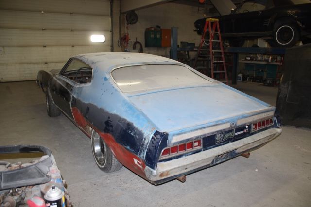 1970 Blue Ford Torino Coupe