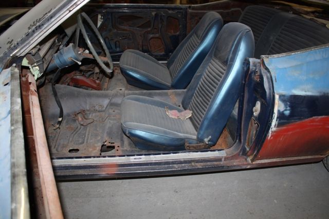 1970 Blue Ford Torino Coupe