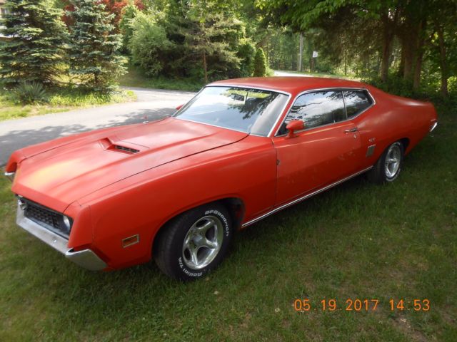 1970 Orange Ford Torino Fastback