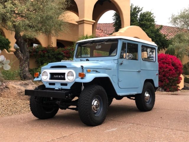 1970 Blue Toyota FJ Cruiser Convertible
