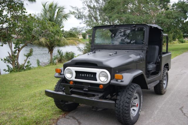 1970 Black Toyota Land Cruiser Wagon