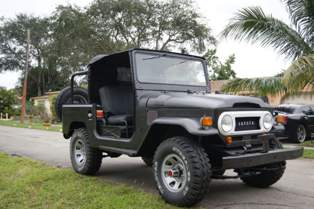 1970 Black Toyota Land Cruiser Wagon