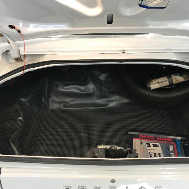 1970 White Pontiac Trans Am Coupe