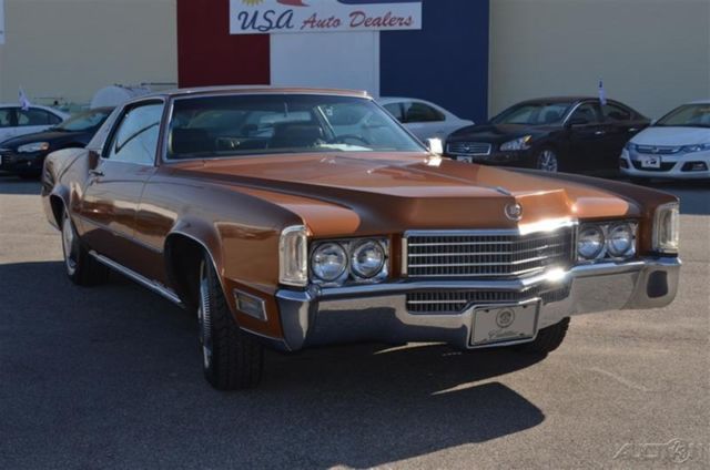 1970 Orange Cadillac Eldorado