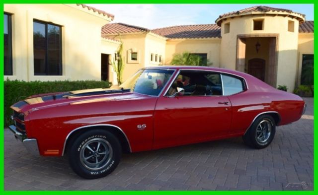 1970 Red Chevrolet Chevelle Coupe
