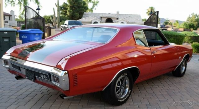 1970 Red Chevrolet Chevelle Coupe