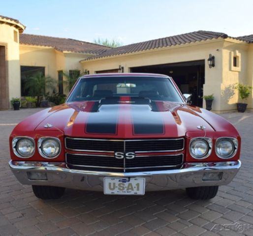 1970 Red Chevrolet Chevelle Coupe