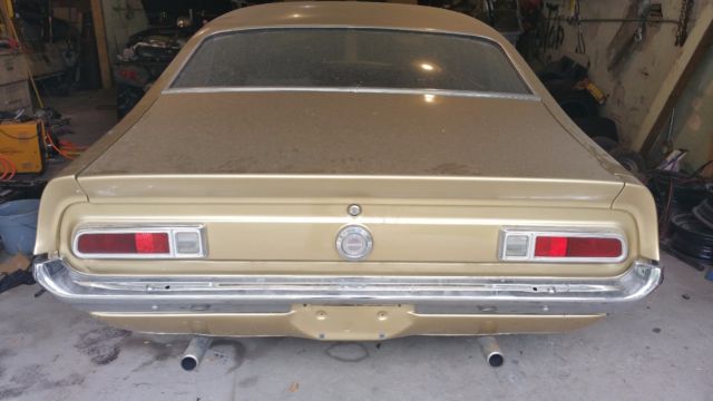 1970 Gold Ford Maverick Coupe