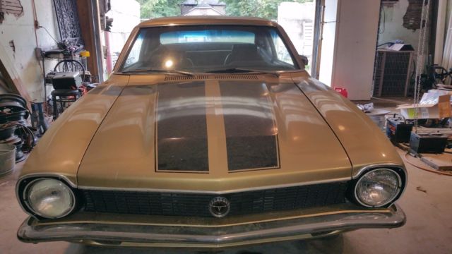 1970 Gold Ford Maverick Coupe