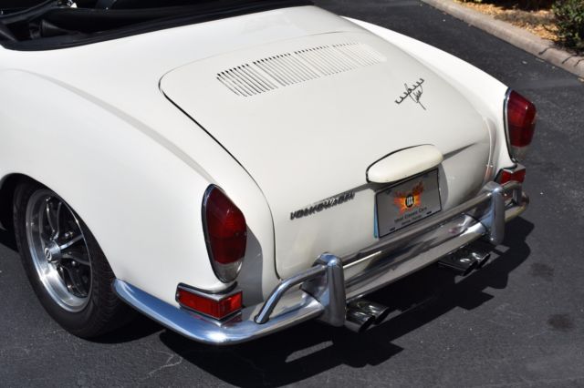 1970 White Volkswagen Karmann Ghia Convertible