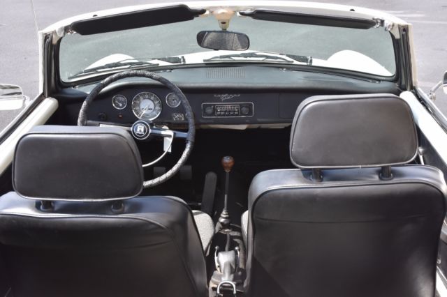 1970 White Volkswagen Karmann Ghia Convertible