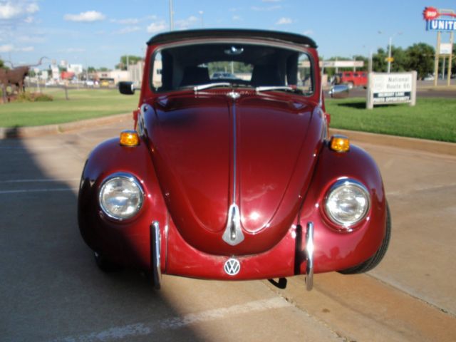 1970 Burgundy Volkswagen Beetle - Classic Convertible