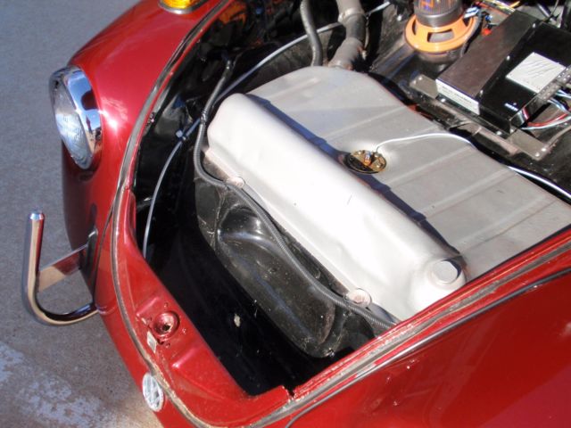 1970 Burgundy Volkswagen Beetle - Classic Convertible